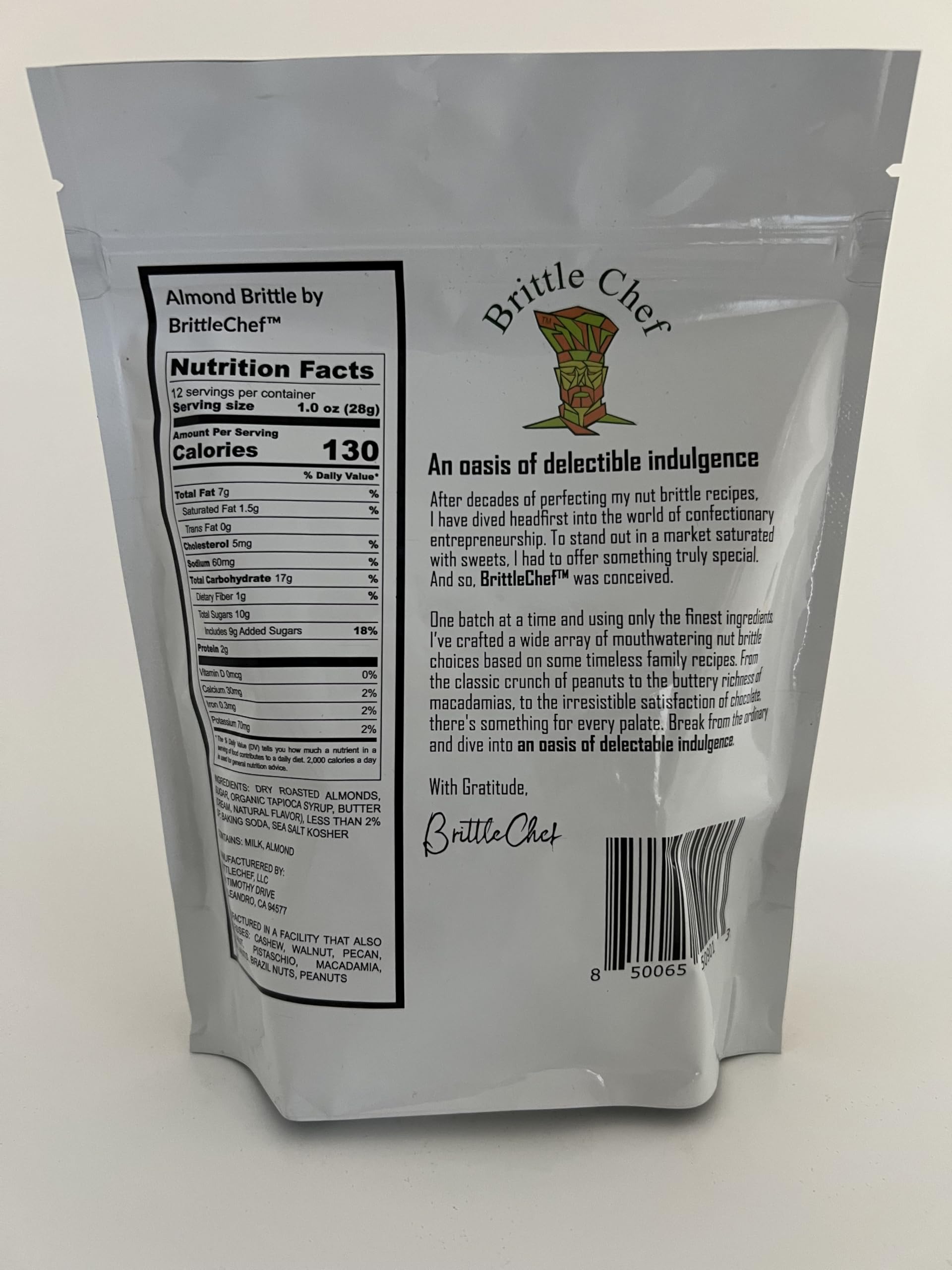 Deluxe Almond Brittle by BrittleChef